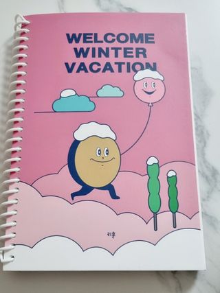 리훈 차일드라이크 반가워 겨울방학 초등학생 플래너 방학계획표 — 5점을 준 리뷰어가 2022년 12월 올린 사용 사진