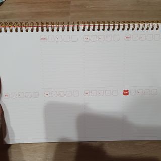 리훈 곰부 체크리스트+ 곰부 리무버블스티커 1장 — 5점을 준 리뷰어가 2021년 5월 올린 사용 사진