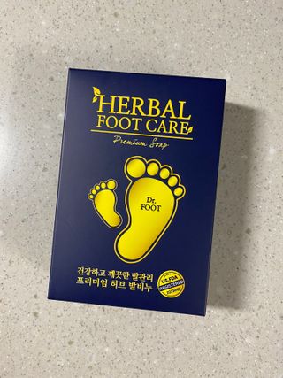 제이제이바이오 닥터풋 허브발비누 — 5점을 준 리뷰어가 2021년 12월 올린 사용 사진
