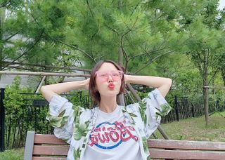 아이엘이 22SS iLe 선글라스_타이디/림피오 — 4점을 준 리뷰어가 2022년 7월 올린 사용 사진