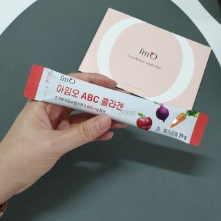 아임오 ABC 콜라겐 젤리 14포 — 5점을 준 리뷰어가 2021년 8월 올린 사용 사진