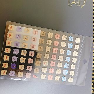 리훈 곰부 체크리스트+ 곰부 리무버블스티커 1장 — 4점을 준 리뷰어가 2021년 4월 올린 사용 사진