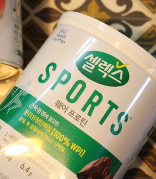 셀렉스스포츠 셀렉스 스포츠 웨이 프로틴 파우더 2종 + 텀블러 세트 — 5점을 준 리뷰어가 2021년 12월 올린 사용 사진