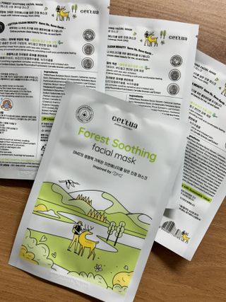 세뚜아(Cettua) 나우[세뚜아] 포레스트 수딩 마스크 Cettual Forest  Soothing Mask 4매 — 4점을 준 리뷰어가 2024년 3월 올린 사용 사진