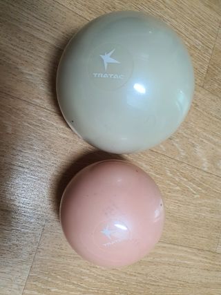 트라택 쿠셔닝 웨이트볼 0.5kg + 1kg SET — 5점을 준 리뷰어가 2022년 6월 올린 사용 사진