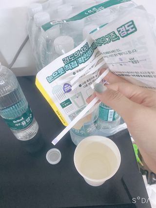 닥터유 제주용암수 닥터유 용암수 — 4점을 준 리뷰어가 2021년 8월 올린 사용 사진