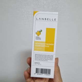 랑벨 비타 에너지 잡티 앰플 50ml 고농축 비타민, 저자극, 수분 촉촉, 미백 앰플 — 5점을 준 리뷰어가 2022년 4월 올린 사용 사진
