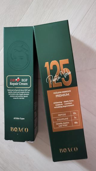 [보아코] 펩타보르 125 볼륨 에센스+  리페어 크림 — 5점을 준 리뷰어가 2022년 3월 올린 사용 사진
