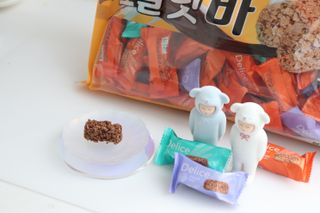 델리스 오트 밀키 초콜릿 바 — 5점을 준 리뷰어가 2022년 5월 올린 사용 사진