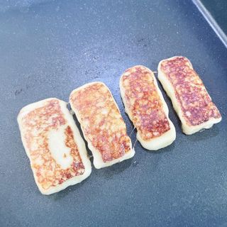 앙투어솔레 아일랜드 구워먹는 치즈 100 자연 치즈 와인안주 300g(100g x 3팩) — 5점을 준 리뷰어가 2022년 9월 올린 사용 사진