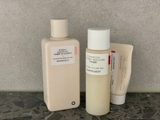 로우퀘스트 베리어 인핸싱 토너투에센스 200ml — 4.5점을 준 리뷰어가 2023년 10월 올린 사용 사진