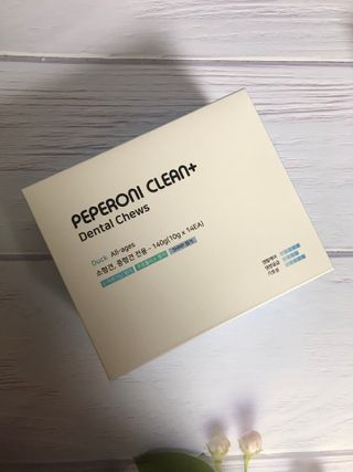 페페로니 클린플러스 덴탈오리껌 10g x 14p — 5점을 준 리뷰어가 2021년 7월 올린 사용 사진
