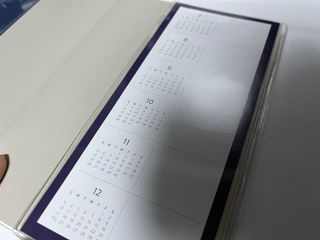 리훈 2023년 아이라이크 모눈 다이어리 미니달력 세트 — 5점을 준 리뷰어가 2022년 12월 올린 사용 사진