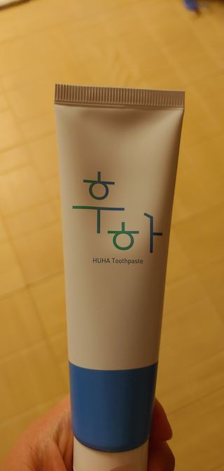 [심폐소생소] 무불소 임산부 천연 치약 — 5점을 준 리뷰어가 2021년 11월 올린 사용 사진