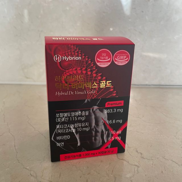 남성기능건강 1000mg 닥터 비마엑스 골드 쏘팔메토 옥타코사놀 아연 비타민D 전립선 말태반, 30정, 1박스 리뷰 사진