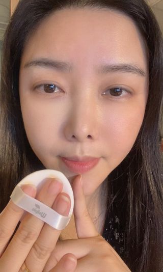 웰피아생활건강 웰피아마스커버_올인원커버쿠션(21호, 23호) — 4점을 준 리뷰어가 2023년 2월 올린 사용 사진