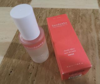 산다화 더블 이펙트 안티 링클 세럼 50ml — 5점을 준 리뷰어가 2023년 1월 올린 사용 사진