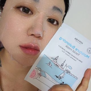 세뚜아(Cettua) [세뚜아] 모이스처 밸런싱 페이셜 마스크 Cettua Moisture Balancing Facial Mask 5매 — 5점을 준 리뷰어가 2024년 1월 올린 사용 사진