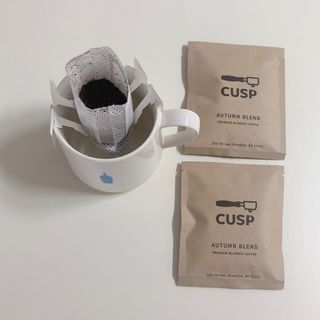 커스프 드립백 커피 G1원두 버라이어티팩 12g 12개입 — 5점을 준 리뷰어가 2022년 8월 올린 사용 사진