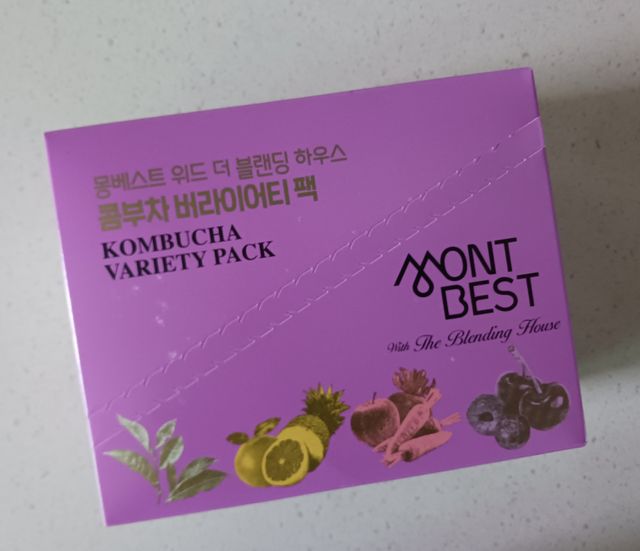 몽베스트 위드더 블랜딩 하우스 콤부차 _ 버라이어티팩 리뷰 사진
