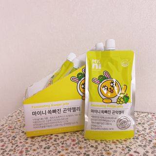 일동제약 마이니 마이니 쏙빠진 곤약젤리 — 5점을 준 리뷰어가 2021년 2월 올린 사용 사진