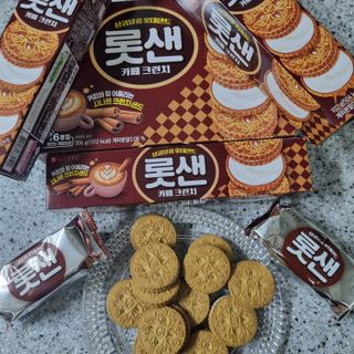 롯데제과 롯샌 카페크런치 — 5점을 준 리뷰어가 2021년 10월 올린 사용 사진