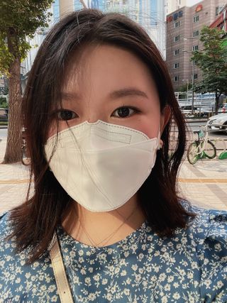 키노닉스 로지 톤업 선밀크 — 5점을 준 리뷰어가 2021년 8월 올린 사용 사진