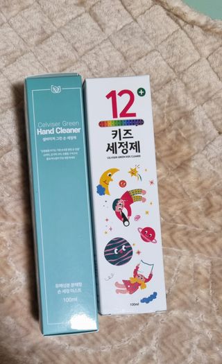셀바이져 항균 스프레이 핸드워시 + 키즈세정제 SET — 5점을 준 리뷰어가 2021년 3월 올린 사용 사진