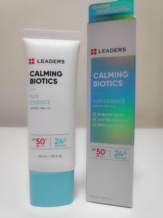 리더스코스메틱 리더스 카밍 바이오틱스 선 에센스 SPF 50+ PA++++ — 5점을 준 리뷰어가 2022년 4월 올린 사용 사진