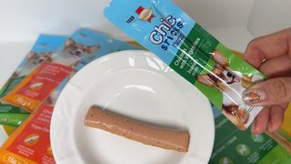 프리[칙스틱](닭고기 데리야끼맛/ 닭고기와 야채맛 두가지맛 각2ea제공) — 4.5점을 준 리뷰어가 2024년 9월 올린 사용 사진