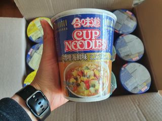 NISSIN 닛신 컵누들  4종 - 씨푸드오리지날, 씨푸드 스파이시, 씨푸드 커리, 씨푸드 XO소스 — 5점을 준 리뷰어가 2022년 11월 올린 사용 사진
