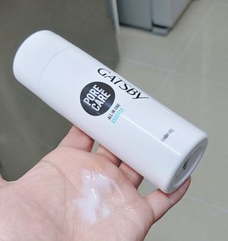 [갸스비] 명불허전, 남성을 위한 브랜드 갸스비의 올인원, 폼클렌징, 헤어오일 3종 — 5점을 준 리뷰어가 2021년 3월 올린 사용 사진