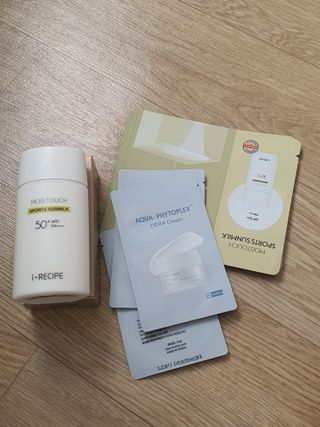 아이레시피 모이스트터치 스포츠 선밀크 50ml (SPF50+ PA+++) — 5점을 준 리뷰어가 2023년 6월 올린 사용 사진