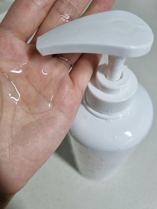 프리[닥터문] 유산균 락토케어 질경초 여성청결제 1000ml (젤타입) — 5점을 준 리뷰어가 2022년 5월 올린 사용 사진