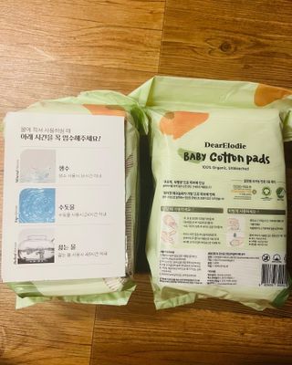 디어엘로디 유기농 무표백 건티슈 60매 — 4.5점을 준 리뷰어가 2022년 10월 올린 사용 사진