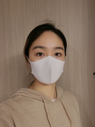 [에이블밤부] 리퓨어 쿠퍼 마스크 10color — 5점을 준 리뷰어가 2021년 1월 올린 사용 사진
