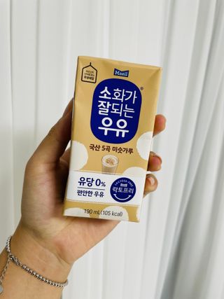 소화가 잘되는 우유 국산 5곡 미숫가루 — 5점을 준 리뷰어가 2021년 9월 올린 사용 사진