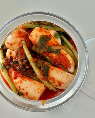 셰프애찬 알타리김치 총각김치 1kg — 5점을 준 리뷰어가 2022년 10월 올린 사용 사진