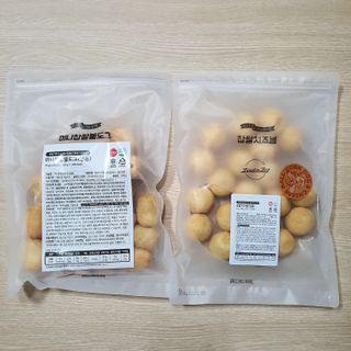 Dog&Ball 독앤볼 [Dog&Ball] 미니찹쌀볼도그 찹쌀치즈볼 — 5점을 준 리뷰어가 2021년 12월 올린 사용 사진
