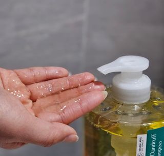 닥터시드 페퍼민트 앤 레몬 비건 비듬케어 쿨 탈모 샴푸 (1000ml) — 5점을 준 리뷰어가 2024년 2월 올린 사용 사진
