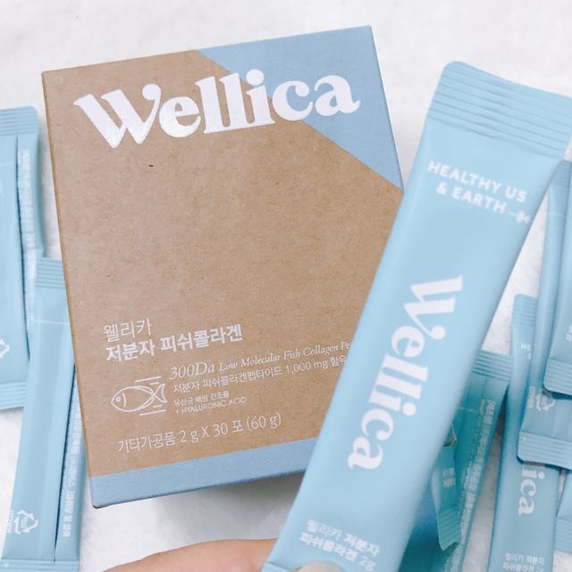 웰리카 저분자 피쉬 콜라겐 리뷰 사진