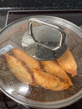 한만두 진한 해물맛 짬뽕만두 1kg — 5점을 준 리뷰어가 2021년 4월 올린 사용 사진