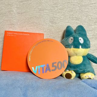 광동생활건강 MF[광동] 비타500✨주름개선·미백·SPF50+🌞퍼펙트쉴드 빅 선쿠션 본품 — 5점을 준 리뷰어가 2024년 5월 올린 사용 사진