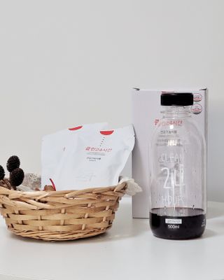 클린24시간 1BOX(5포) + 전용보틀(500ml) — 5점을 준 리뷰어가 2022년 10월 올린 사용 사진