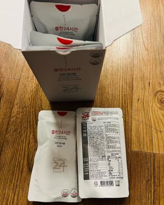 클린24시간 1BOX(5포) + 전용보틀(500ml) — 4.5점을 준 리뷰어가 2022년 12월 올린 사용 사진