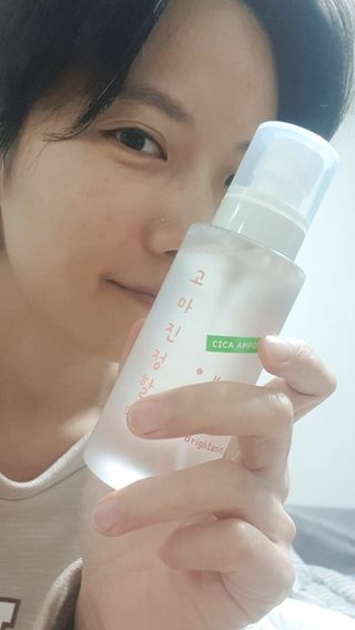 [시카앰플] 묘오한 고마진정할때 진정 스프레이 앰플 150ml — 5점을 준 리뷰어가 2021년 1월 올린 사용 사진