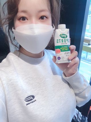 셀렉스스포츠 셀렉스 스포츠 웨이 프로틴 복숭아_ 330ml x 12팩 — 5점을 준 리뷰어가 2021년 3월 올린 사용 사진