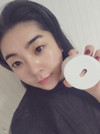 아이코이 디펜더 미백 크림 수분 기미잡티 수부지 색소침착 — 4점을 준 리뷰어가 2022년 12월 올린 사용 사진