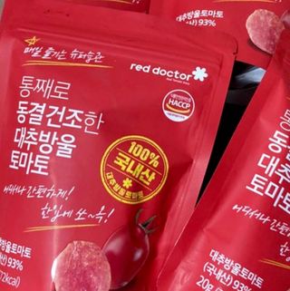 레드닥터 통째로 동결건조한 대추방울토마토 20g * 4봉 — 5점을 준 리뷰어가 2022년 12월 올린 사용 사진