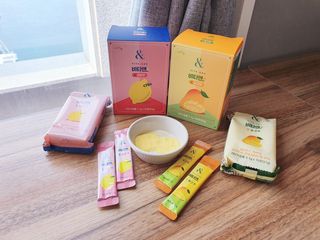 비타앤C 레몬맛, 망고맛 — 5점을 준 리뷰어가 2021년 6월 올린 사용 사진
